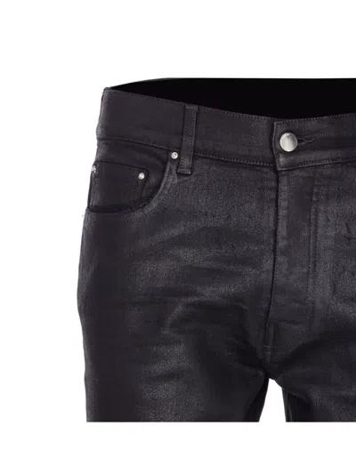 Amiri Skinny Model Waxed Jeans 5 Pockets Belt Loops