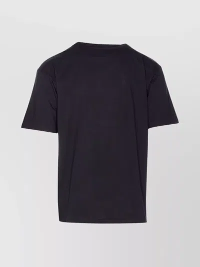 Valentino Garavani T-shirt With Le Chat De La Maison Print In Black