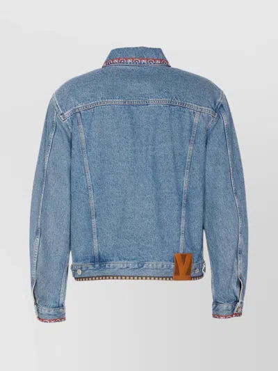 Valentino Denim Jackets Embroideries