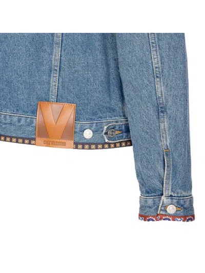 Valentino Denim Jackets Embroideries