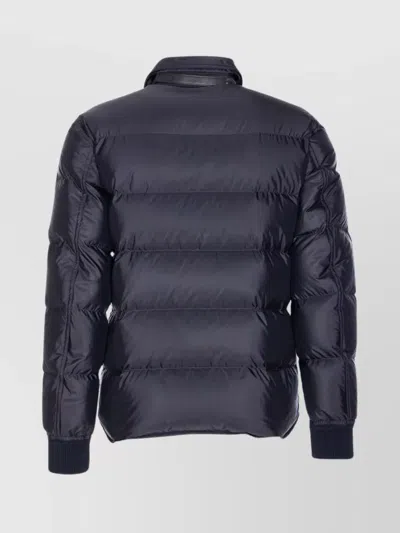 Tom Ford "techno Satin" Padded Jacket In Black