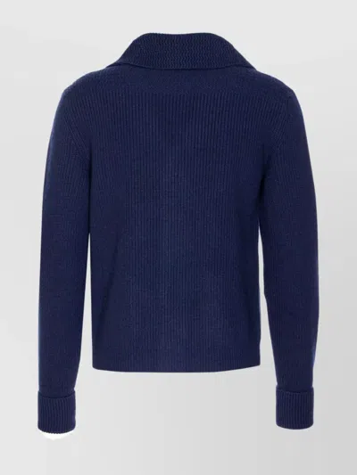 Tom Ford Silk Cardigan With Front Pockets And Shawl Collar