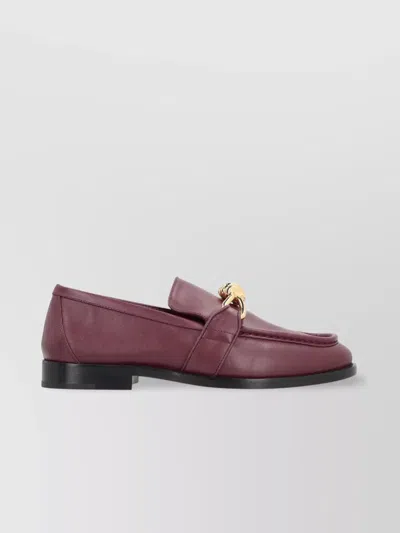 Bottega Veneta Barolo Brown Leather Astair Metallic Knot Loafer In Brown
