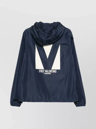 Valentino Hooded Jacket Featuring Drawstring Accents