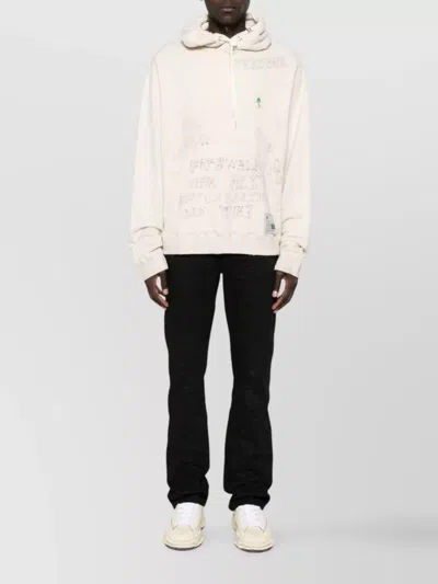 Miharayasuhiro Maison Mihara Yasuhiro Hoodie With Drawstring Hood And Embroidered Detailing