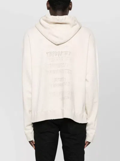 Miharayasuhiro Maison Mihara Yasuhiro Hoodie With Drawstring Hood And Embroidered Detailing