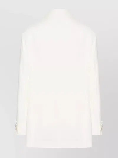 Max Mara Double-breasted Tailored Blazer With Notched Lapels