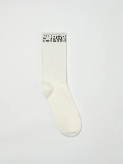 Mm6 Maison Margiela Socken  Kinder Farbe Weiss