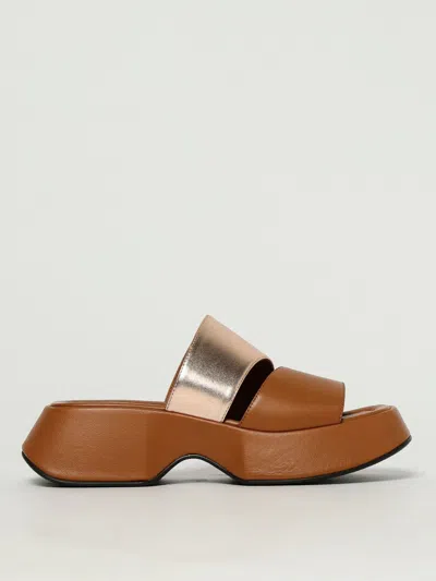 Vic Matie Flache Sandalen Vic Matié Damen Farbe Braun