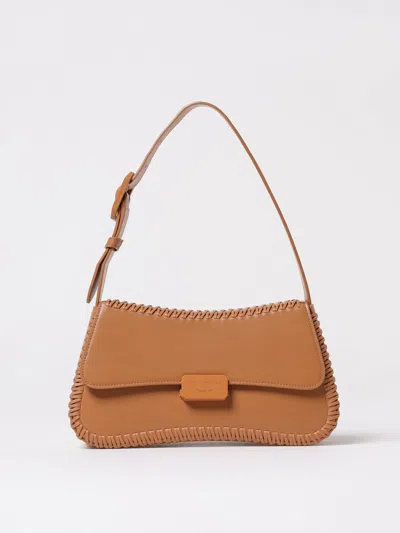 Emporio Armani Leather Shoulder Bag With Interweaving