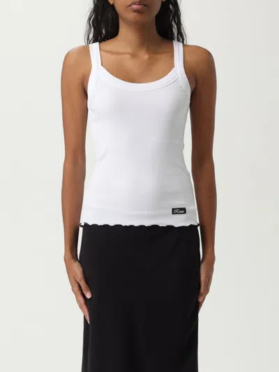 Rotate Birger Christensen Textured Tank Top Scalloped Hem