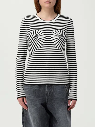 Marc Jacobs Ribbed Striped Round Neck Knitwear