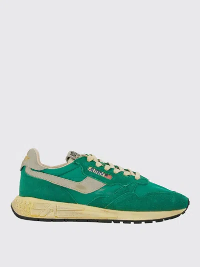 Autry Reelwind Panelled Sneakers In Green
