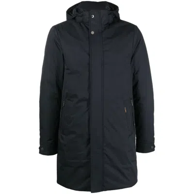 Moorer Smooth Medium Hooded Parka With Adjustable Cuffs