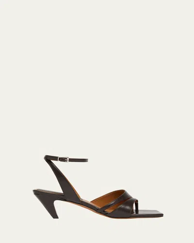 Stella Mccartney Spur Vegan Ankle-strap Sandals In Brown