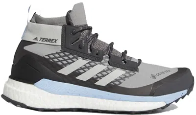 Pre-owned Adidas Originals Terrex Free Hiker Goretex Charcoal (women's) Sneakers In Charcoal Solid Grey/grey Two/glow Blue In Multi