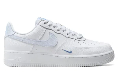 Pre-owned Nike Air Force 1 Low '07 (women's) Sneakers In White/aegean Storm/football Grey In Multi