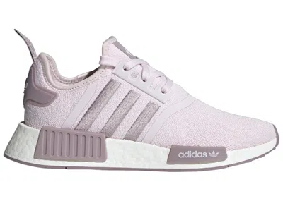 Pre-owned Adidas Originals Nmd R1 (women's) Sneakers In Almost Pink/preloved Fig/core White In Multi