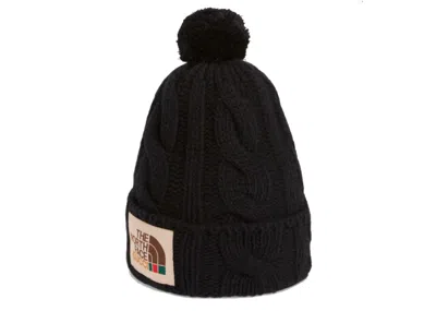 Pre-owned Gucci Men's  X The North Face Wool Hat In Black