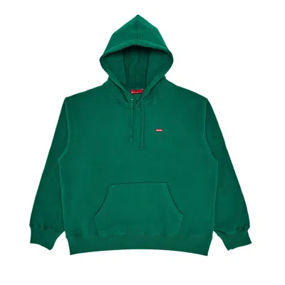Pre-owned Supreme Small Box Hooded Sweatshirt 'evergreen'