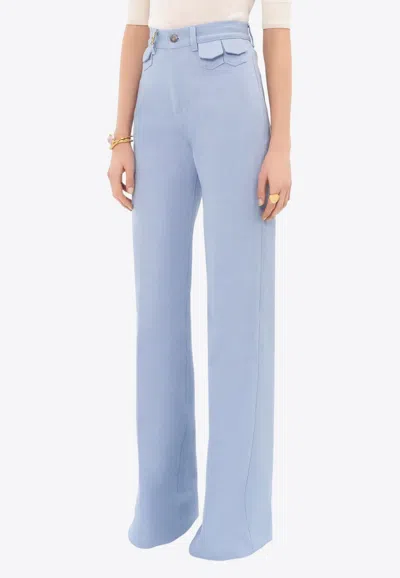 Chloé Rigid High-rise Organic Denim Flared Jeans