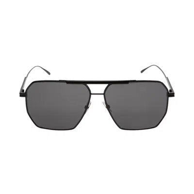 Pre-owned Bottega Veneta Pilot Navigator Glasses 'black/grey'