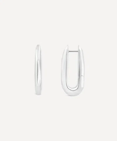 Dinny Hall Sterling Silver Thalassa Click Hoop Earrings