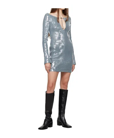 16arlington Solaria Sequined Tulle Mini Dress