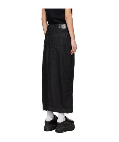WOOYOUNGMI FLARED DENIM SKIRT 