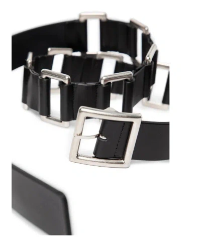 Ann Demeulemeester Imir Buckle-embellished Leather Belt