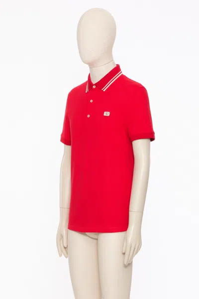 Valentino Vlogo Signature Cotton Polo Shirt