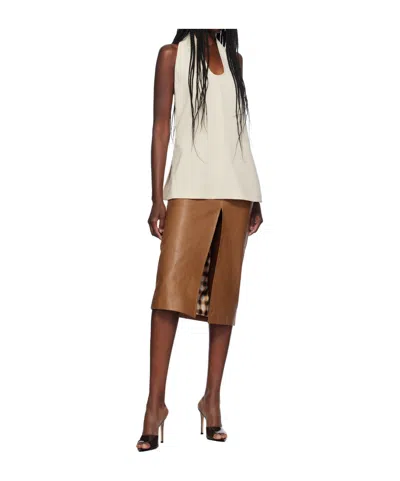 16arlington Fitted Skirt With Split Details