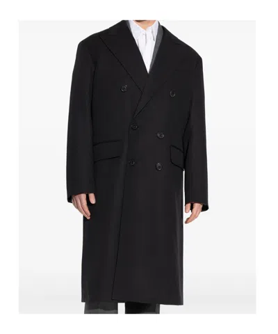 Dsquared2 Virgin Wool Double-breasted Coat