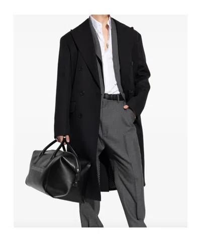Dsquared2 Virgin Wool Double-breasted Coat