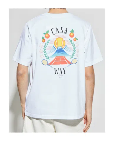 Casablanca Casa Way Mountain Printed T-shirt