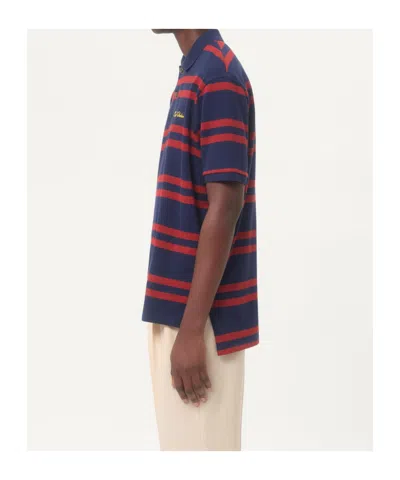 Valentino Striped Polo Shirt Regular Collar