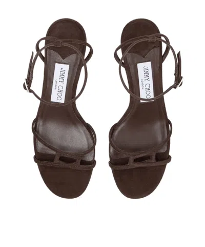 Jimmy Choo Leo 1998 65 Leather Heeled Sandals