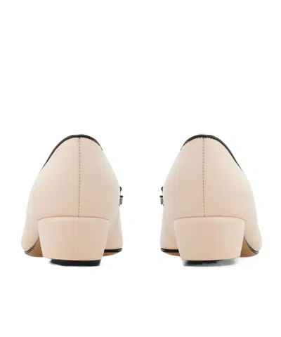 Ferragamo Vara Q 35 Quilted Leather Pumps In Neutrals