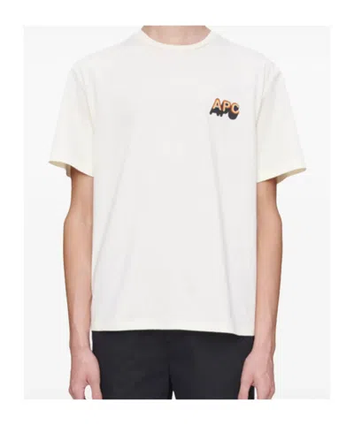 Apc A.p.c. '70's' T Shirt In White