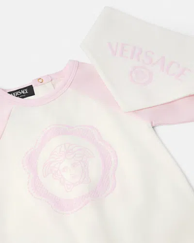 Versace Medusa-print Babygrow Set