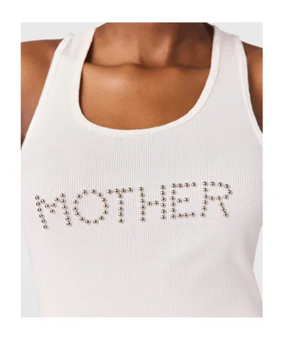 Stella Mccartney Studded Olympic Neck Top In White