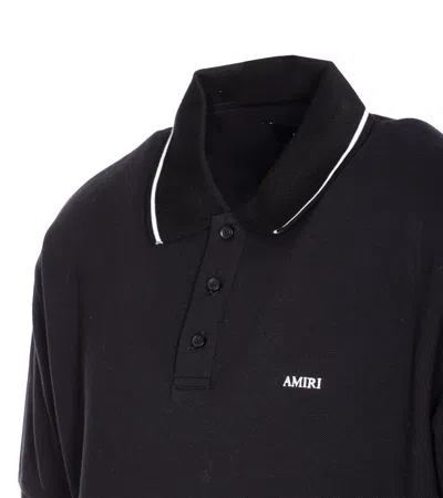 Amiri Tipped Collar Polo Shirt