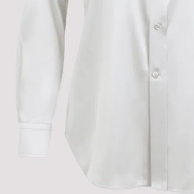 Ralph Lauren Cameron Long Sleeves Silk Button Front Shirt