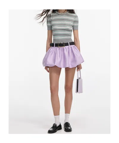 Self-portrait Striped T-shirt In Multi