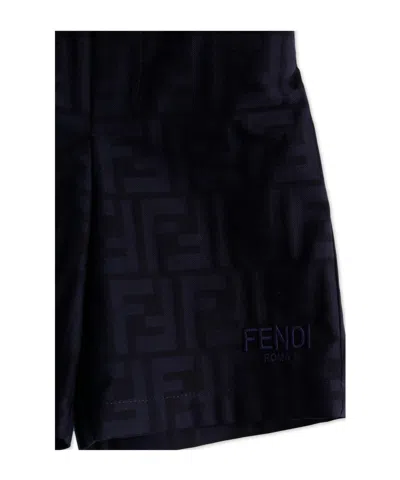 Fendi Short-sleeved Shirt And Pants Set