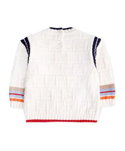 Fendi Ff Pattern Sweater In Multi