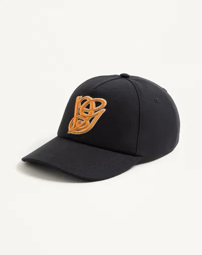 Valentino Embroidered Cotton Baseball Cap
