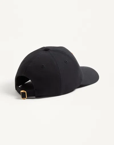 Valentino Embroidered Cotton Baseball Cap