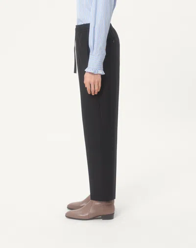 Valentino Drawstring Waist Casual Pants