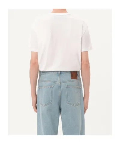 Valentino Cotton T-shirt With Vg Patch In White